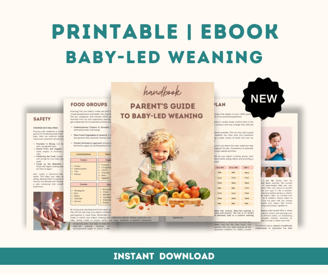BLW Babyled Weaning, Parents Guide Book Etsy