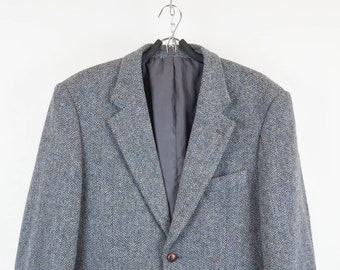 HARRIS TWEED Vintage Set Tweed Blazer Jacket + Vest