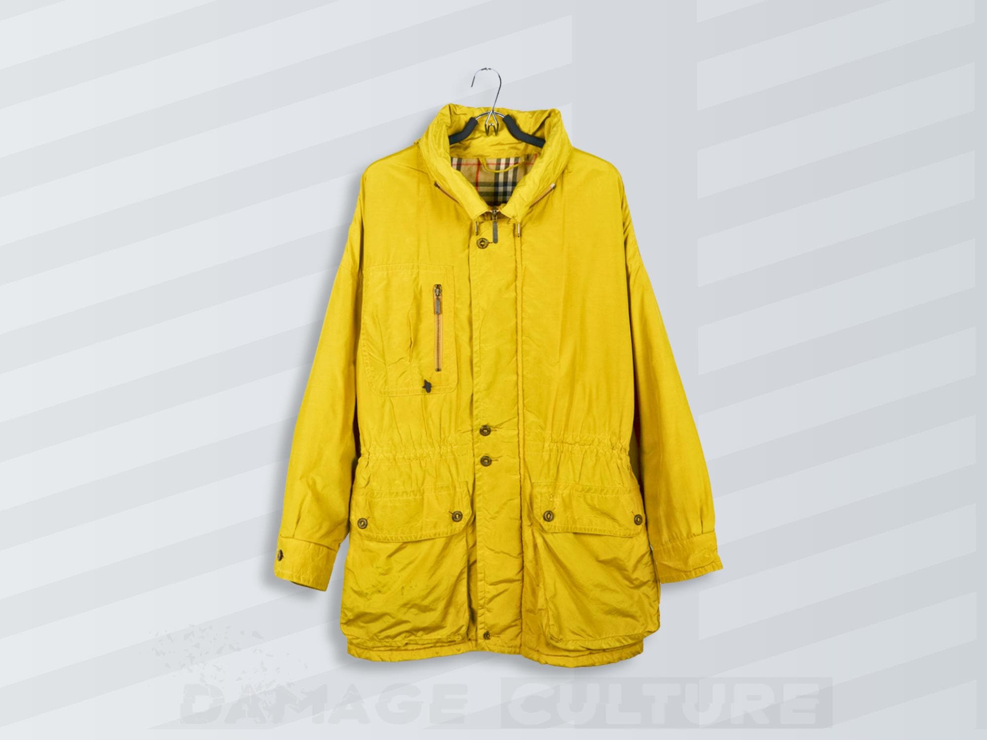 Burberry Yellow Coat Mens - Etsy