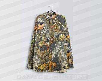 Vintage Woolrich Camo Hunting Shirt – RealTree Cotton Flannel – Size 2XL