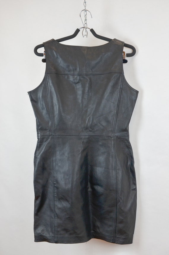 VERSUS GIANNI VERSACE Rare Leather Vintage Dress - image 2