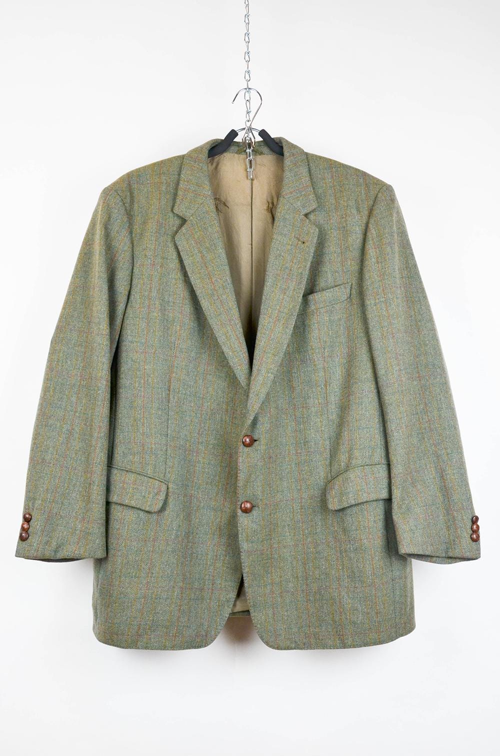 ジャケット・アウター 80s Burberrys' tweed soutien collar coat ジャケット・アウター 80s Burberrys' tweed soutien collar
