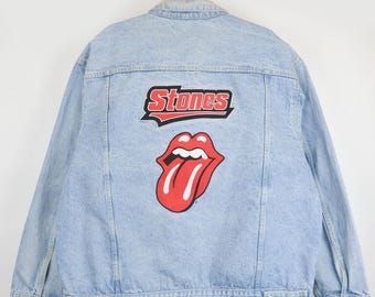 Vintage 90s Levis X Rolling Stones Denim Jacket - Voodoo Lounge