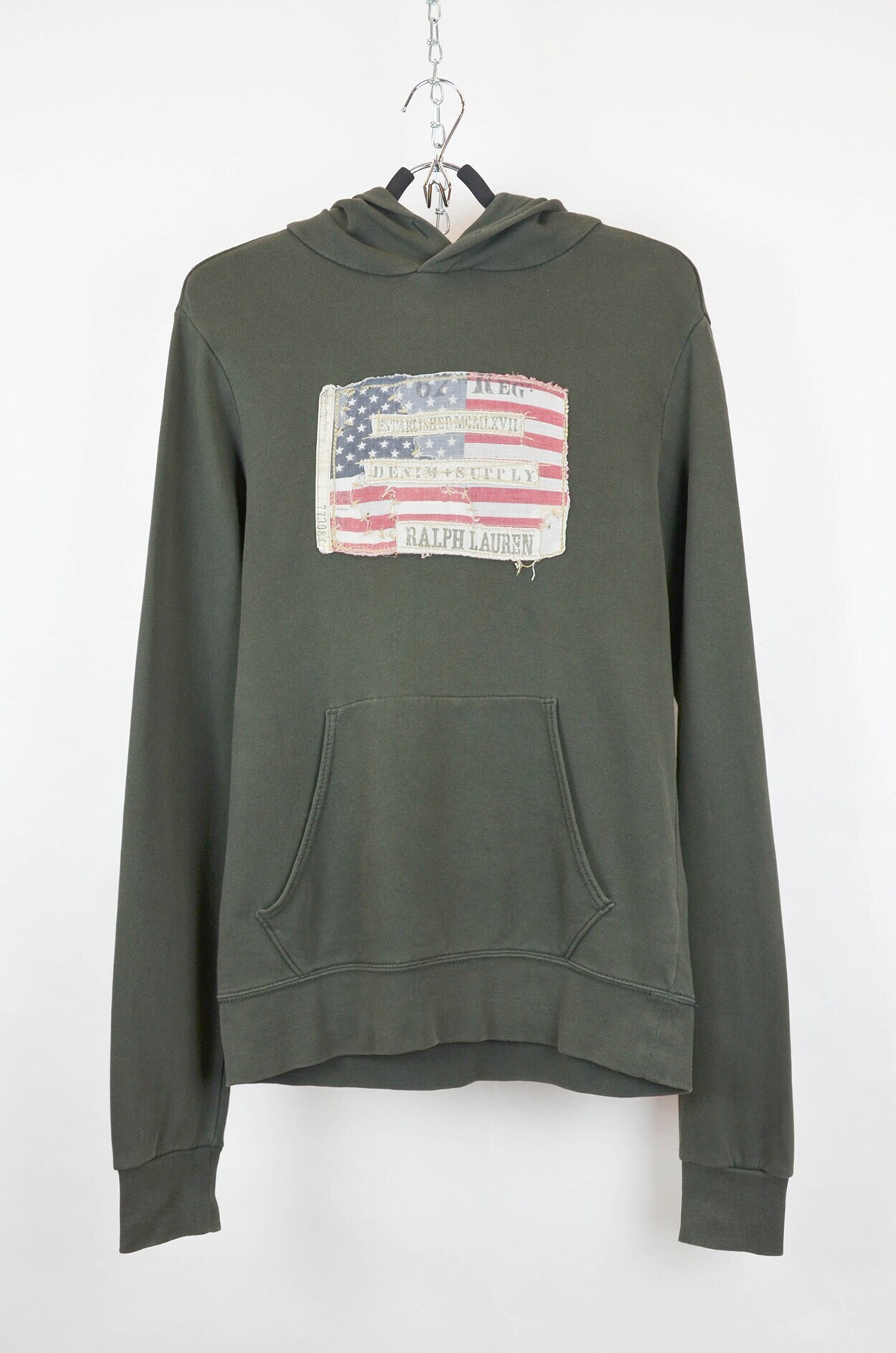 DENIM and SUPPLY Ralph Lauren USA Flag Vintage Hoodie Etsy UK
