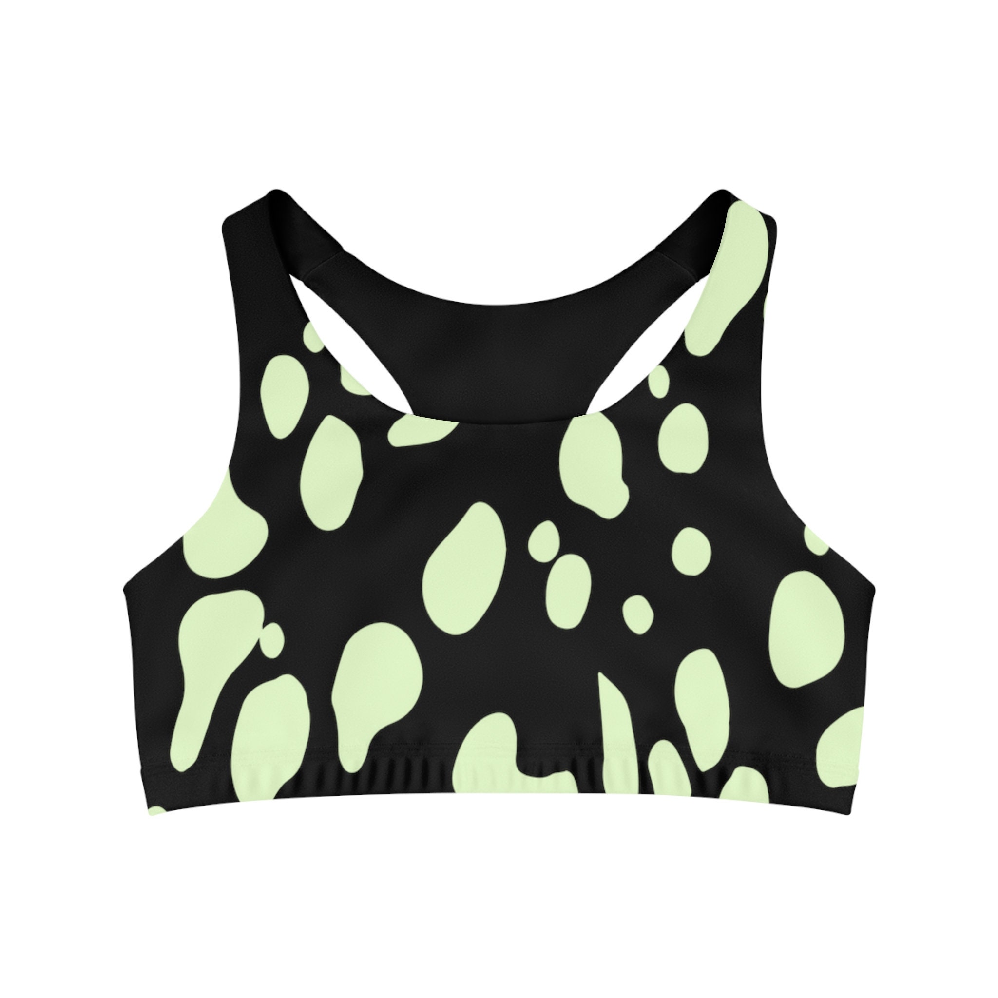 Abstract Art Forest Floral Animal Print Padded Sports Bra