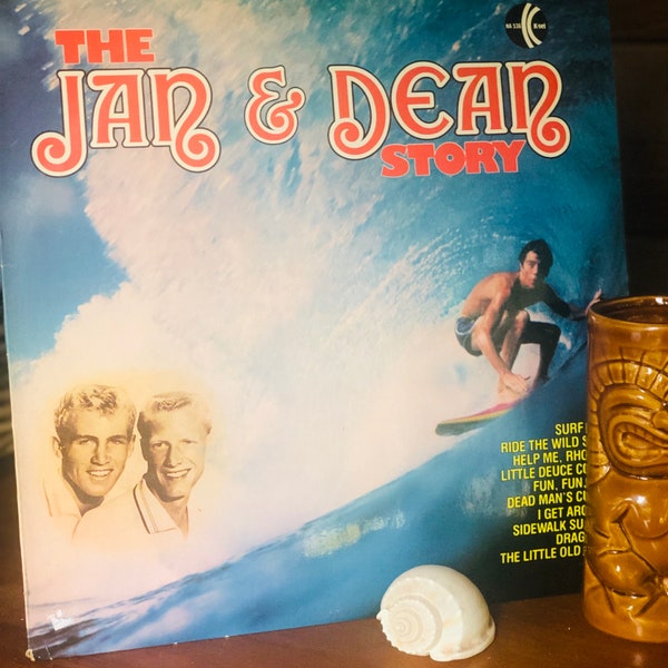 The Jan and Dean story surfing album| vintage surf vinyl record