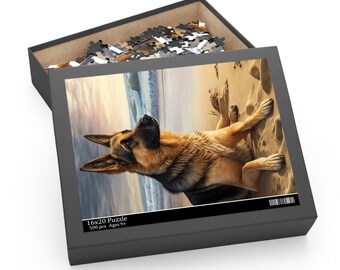 Large Dog Lover Puzzle German Shepherd (120, 252, 500-piece