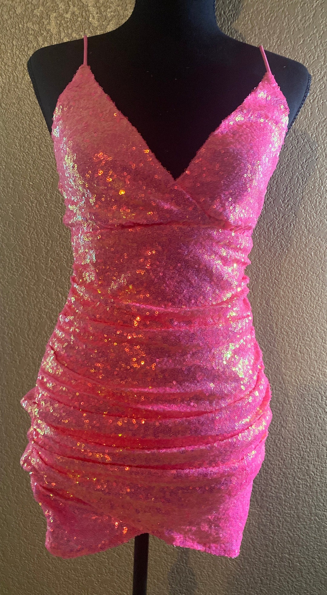 Hot Pink Barbie Dress With Sparkles - Etsy