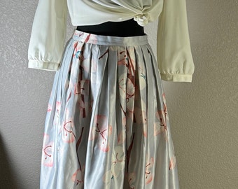 Japanese cherry blossom, vintage, inspired chic, wish, pleaded skirt