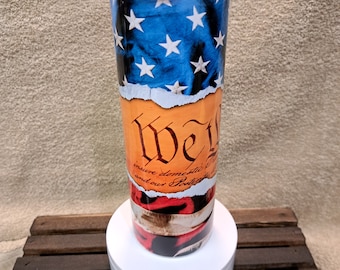 We the People American Flag Tumbler | 20oz Stainless Steel Patriotic Cup