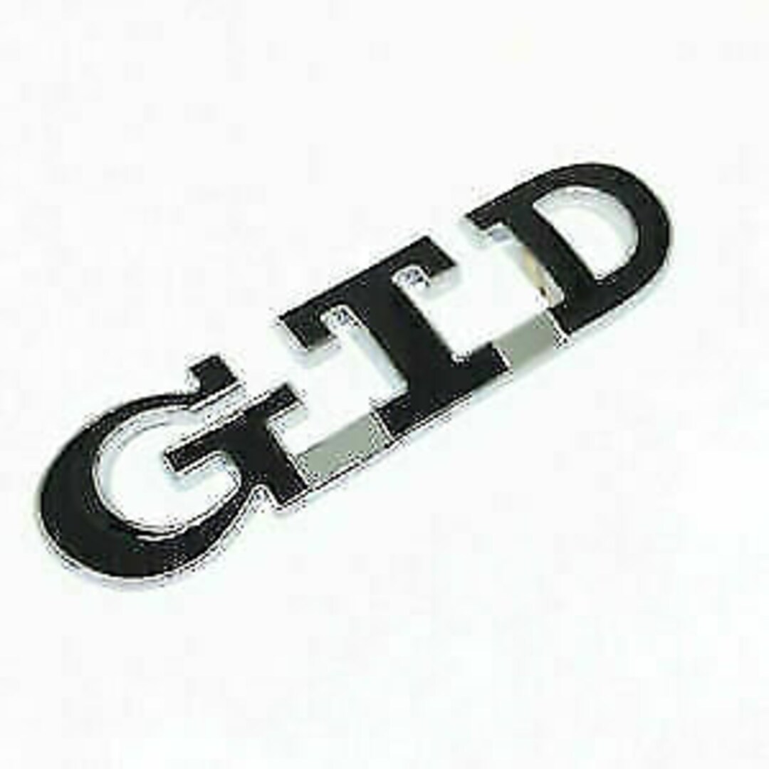 VW Golf GTD Boot Badge MK3 MK4 MK5 MK6 MK7 Etsy