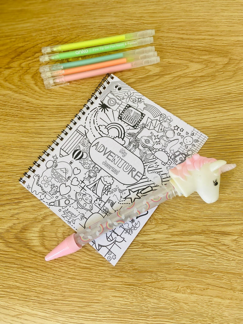 My Adventure Journal, Travel Journal for kids, Adventure journal for kids, journal for kids, mindfulness for kids, kids mindfulness image 2
