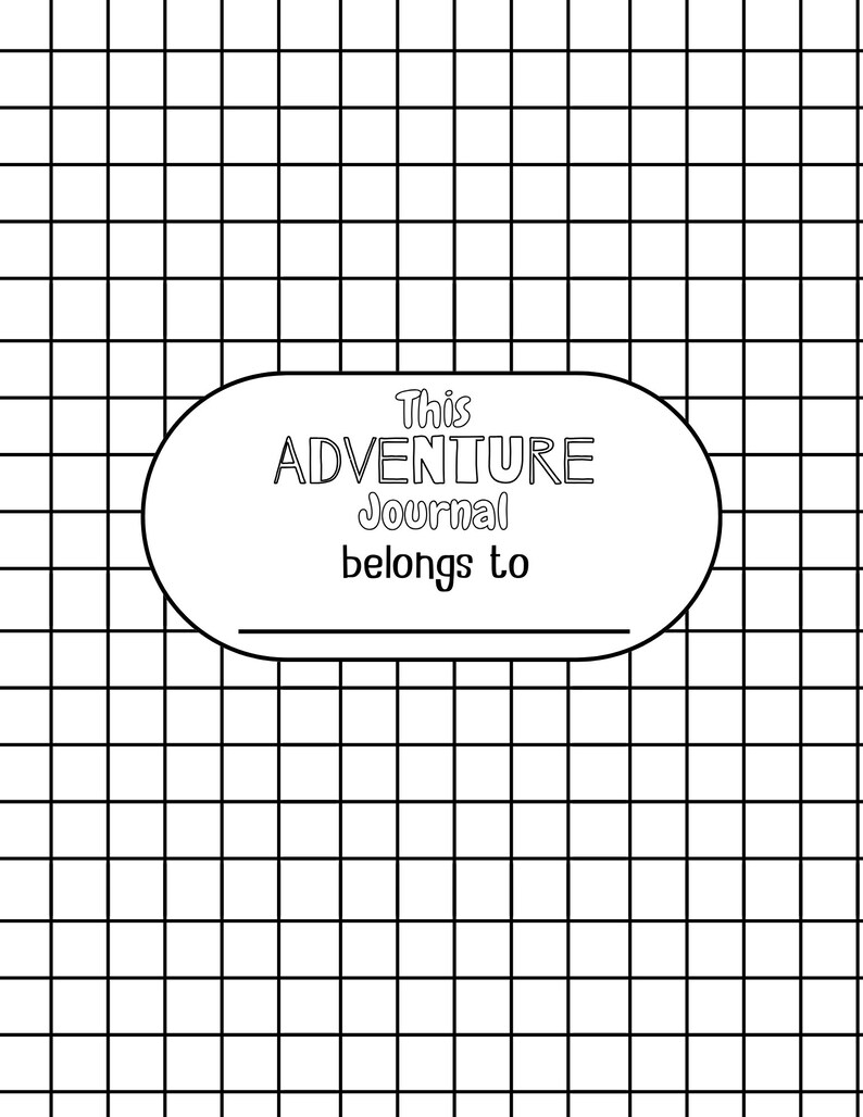My Adventure Journal, Travel Journal for kids, Adventure journal for kids, journal for kids, mindfulness for kids, kids mindfulness image 5