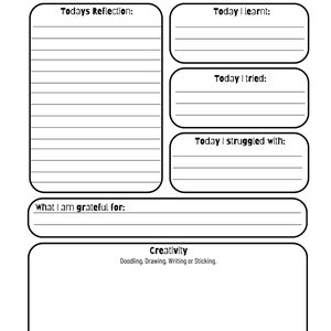 My Adventure Journal, Travel Journal for kids, Adventure journal for kids, journal for kids, mindfulness for kids, kids mindfulness image 6