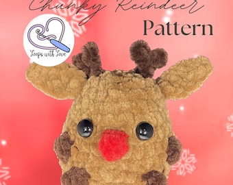 No Sew Chunky Reindeer Häkelanleitung