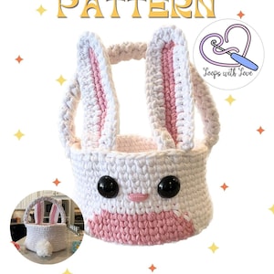 Easter Bunny Basket Crochet Pattern