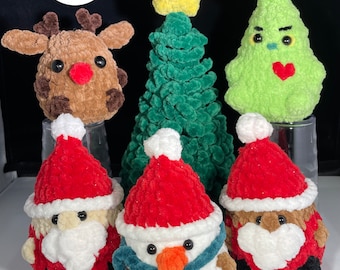 No Sew Chunky Weihnachten Häkelanleitung Bundle