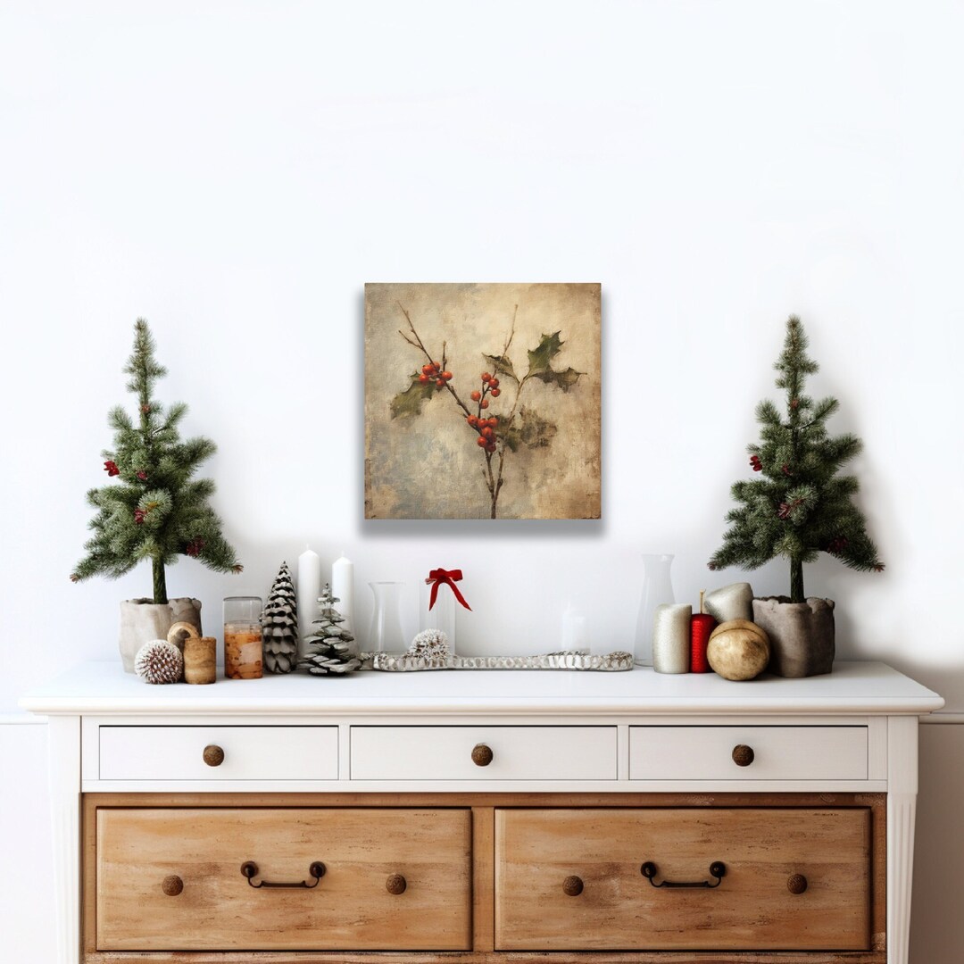 Vintage Christmas Wall Art 