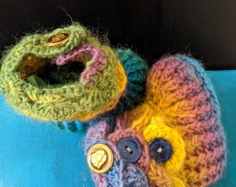 dragon scale baby booties -Custom
