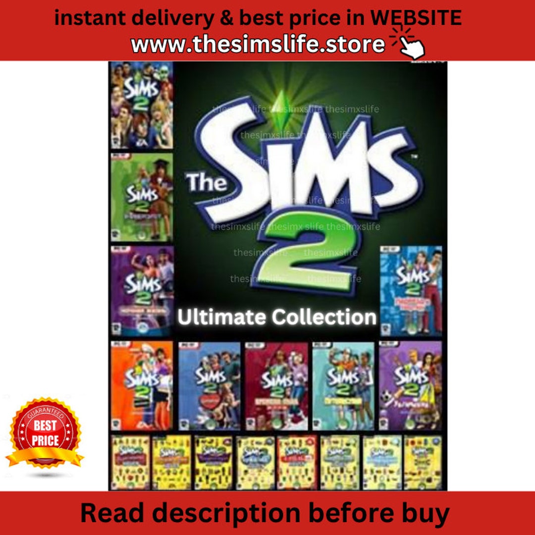 The Sims 2 Ultimate Collection Complete With ALL Expansions Etsy