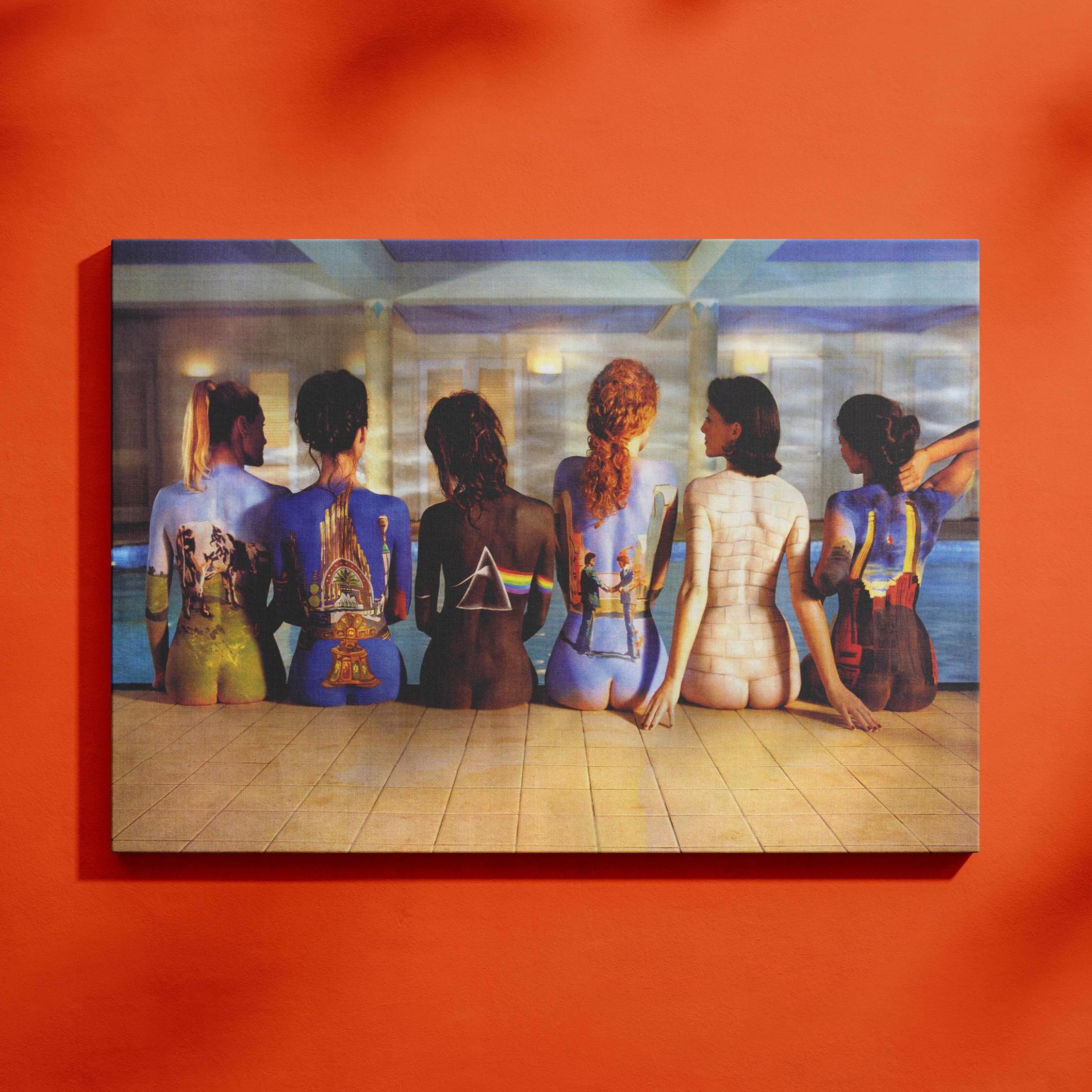 Pink Floyd "Bemalter Rückkatalog" Kunstposter, Gerahmt – Wahl Aus A4, A3, A2, A1