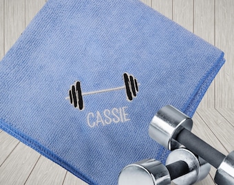 Personalized Motivational Gym Towel | Custom Fitness Gift | Weight Loss Gift | New to Gym Gift | Encouragement