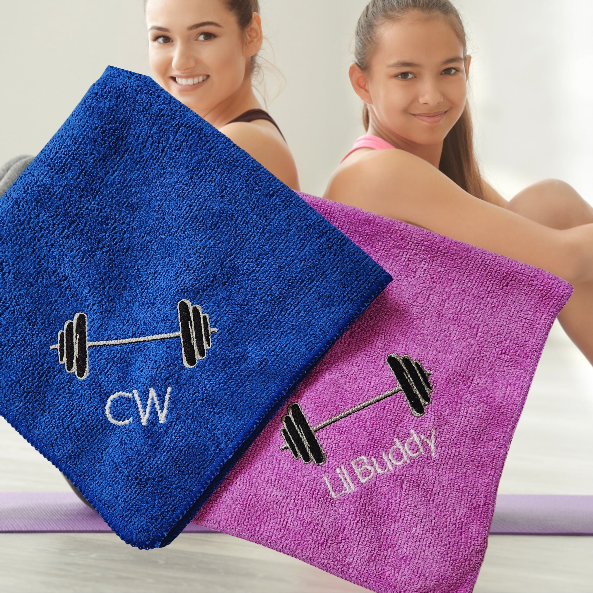 Custom Embroidered Gym Towel the Ultimate Workout Sweat Towel Yoga