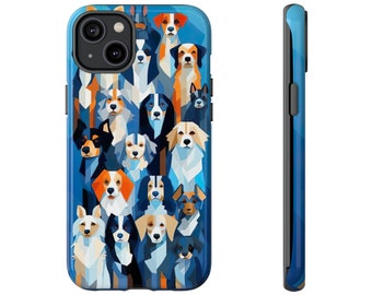 Tough Cases, Apple iPhone Cases, Samsung Cases, Google Pixel Cases, Phone Cases, Dog Phone Cases, Dog Phone Cases, Dog Art