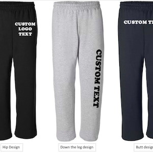 Custom Sweatpants, personalize your sweatpants, custom school team dance trip sweatpants,custom work out sweatpants,custom dance sweatpants