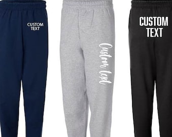 Custom Sweatpants for groups, custom sweatpants for wedding,custom sweatpants for schools,custom unisex adult youth sweatpants,custom sweats