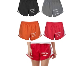 Custom Women's daily gym running walking Sport Shorts, Personalized Gym Shorts, Boxercraft Brand women shorts, moisture absorb women shorts