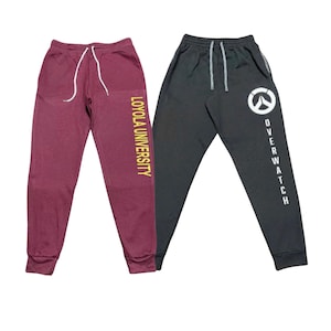 Custom UNISEX Sweatpants with 2 pockets-Jerzees, personalize your sweatpants, custom school team college workout wedding trip sweatpants