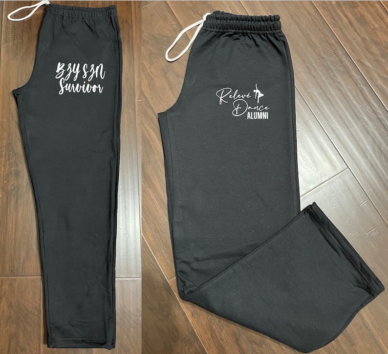 Custom Sweatpants, personalize your sweatpants, custom school team dance trip sweatpants,custom work out sweatpants,custom dance sweatpants image 9