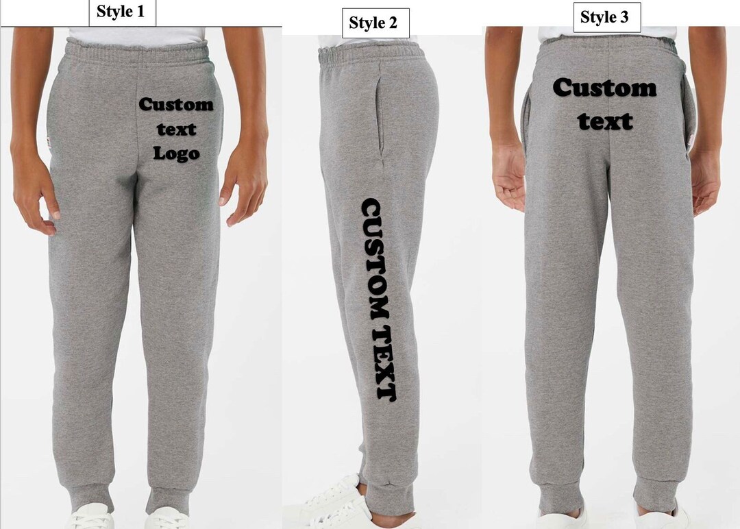Custom Youth Sweatpants for Youth Groups, Custom Sweatpants for Schools ...