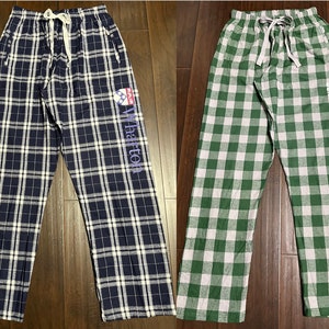 CUSTOM Women Flannel Jogger, Custom Flannel pajama pants, Personalized Unisex Flannel Style Pants, custom Flannel Unisex sweatpants image 6