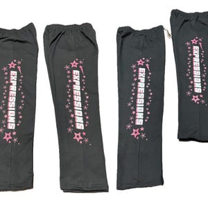 Custom UNISEX open bottom Sweatpants,personalize your sweatpants,custom school team trip workout gym sweatpants,custom dance party sweatpant