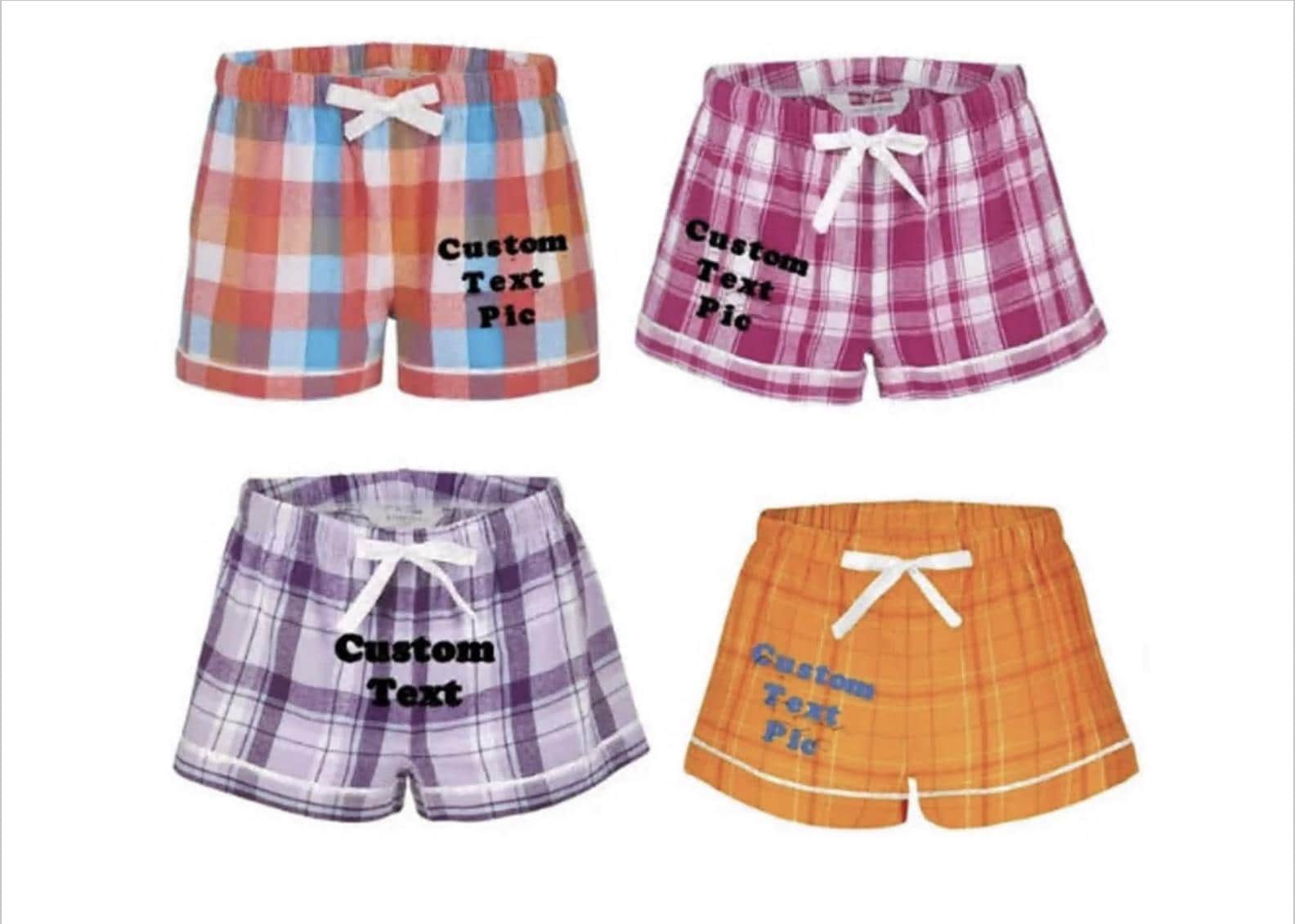 Champagne Bubbles Womens Jersey Sleep Shorts Girls Flannel Shorts