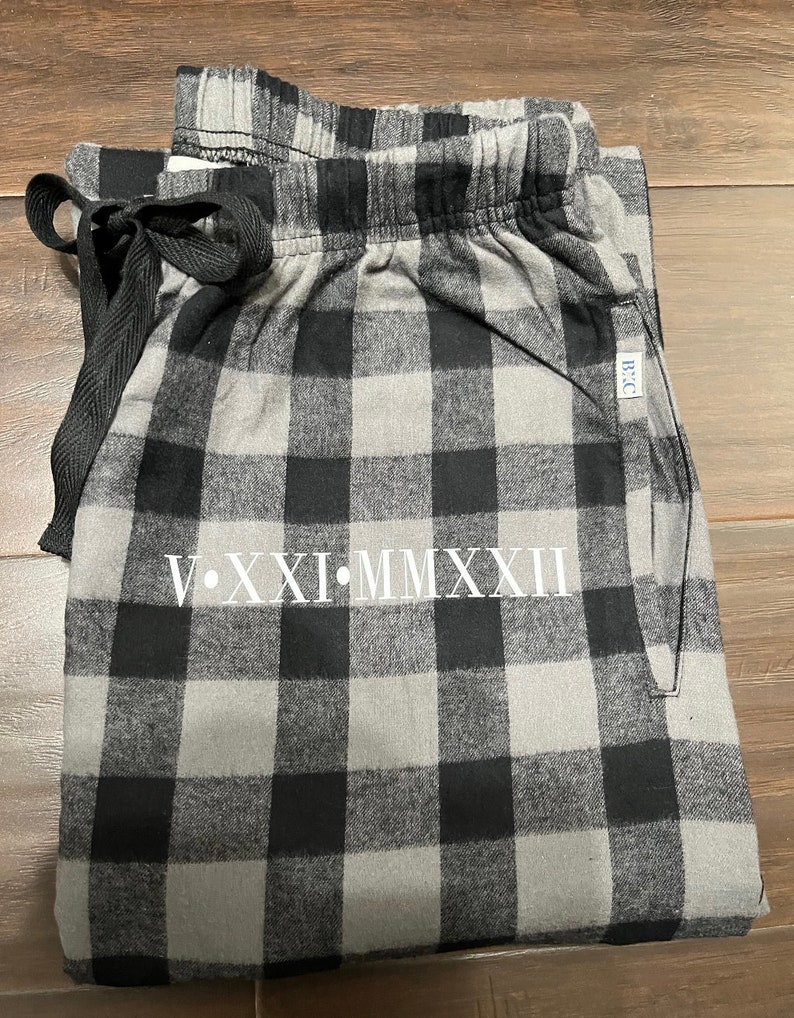 CUSTOM Women Flannel Jogger, Custom Flannel pajama pants, Personalized Unisex Flannel Style Pants, custom Flannel Unisex sweatpants image 4