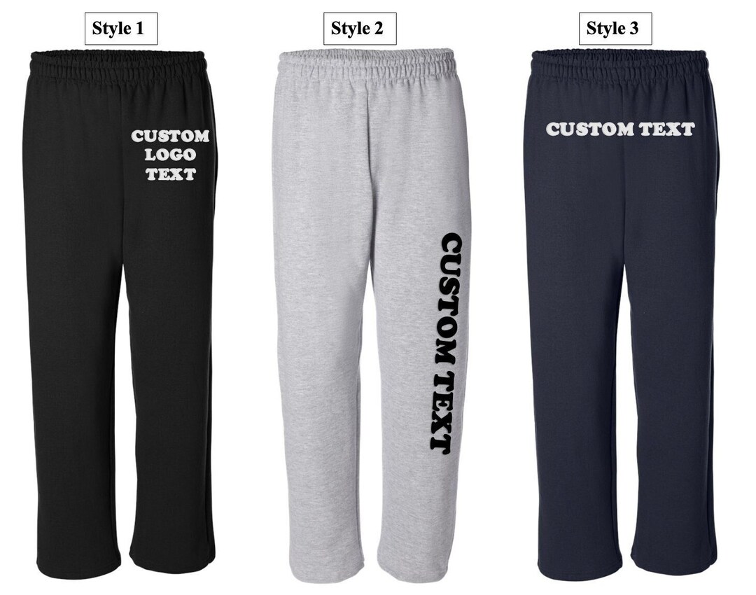 Custom Sweatpants-heavy Blend, Personalize Your Sweatpants, Custom ...