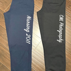 Custom Sweatpants, personalize your sweatpants, custom school team dance trip sweatpants,custom work out sweatpants,custom dance sweatpants image 8