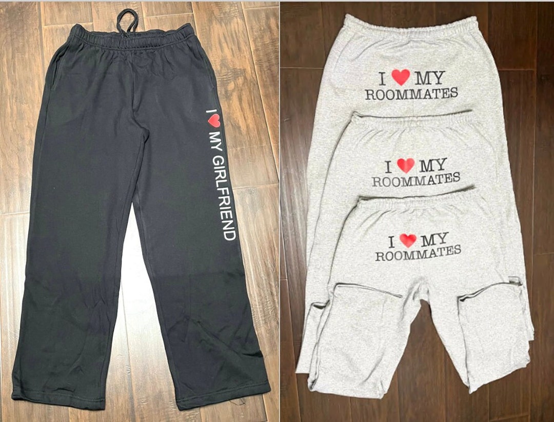 Custom I Love Sweatpants-heavy Blend, Personalize Your Love Sweatpants ...