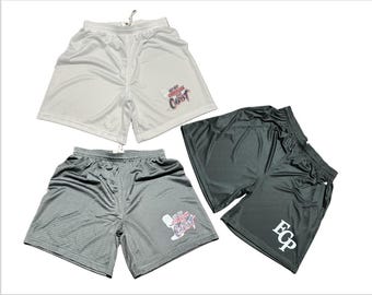 Custom UNISEX Mesh Shorts-7-inch, Custom Personalized Unisex Shorts, Custom Unisex Men Women Youth shorts,Add Name Number to Mesh Shorts