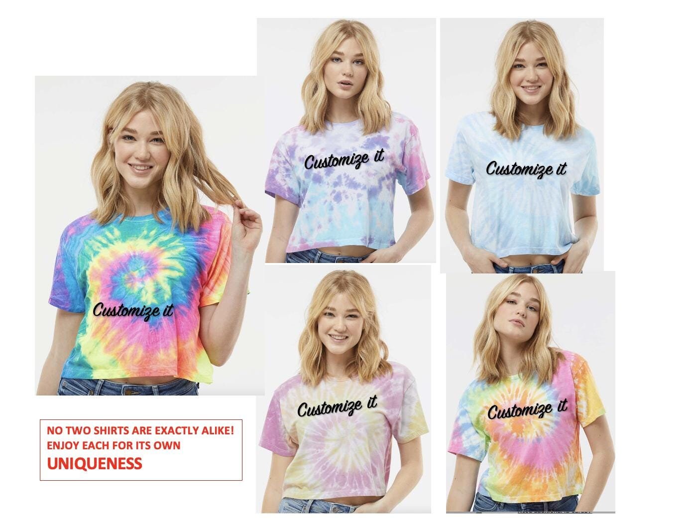 Y2k Tie Dye Top - Etsy