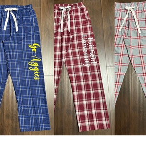 CUSTOM Women Flannel Jogger, Custom Flannel pajama pants, Personalized Unisex Flannel Style Pants, custom Flannel Unisex sweatpants image 2