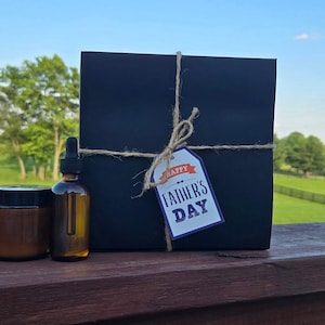 All In One Beard Care gift set, Beard Oil, Beard Balm, Personalized Gift for him, Father day gift, Men’s gift set, all natural beard care