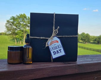 All In One Beard Care gift set, Beard Oil, Beard Balm, Personalized Gift for him, Father day gift, Men’s gift set, all natural beard care