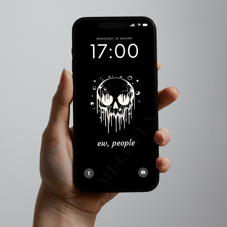 Ew People Skeleton Skull Art Aesthetic iPhone Wallpaper Minimal Funny ...