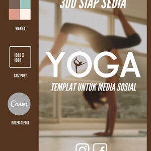 Media Sosial でヨガを始める 300 のテンプレート