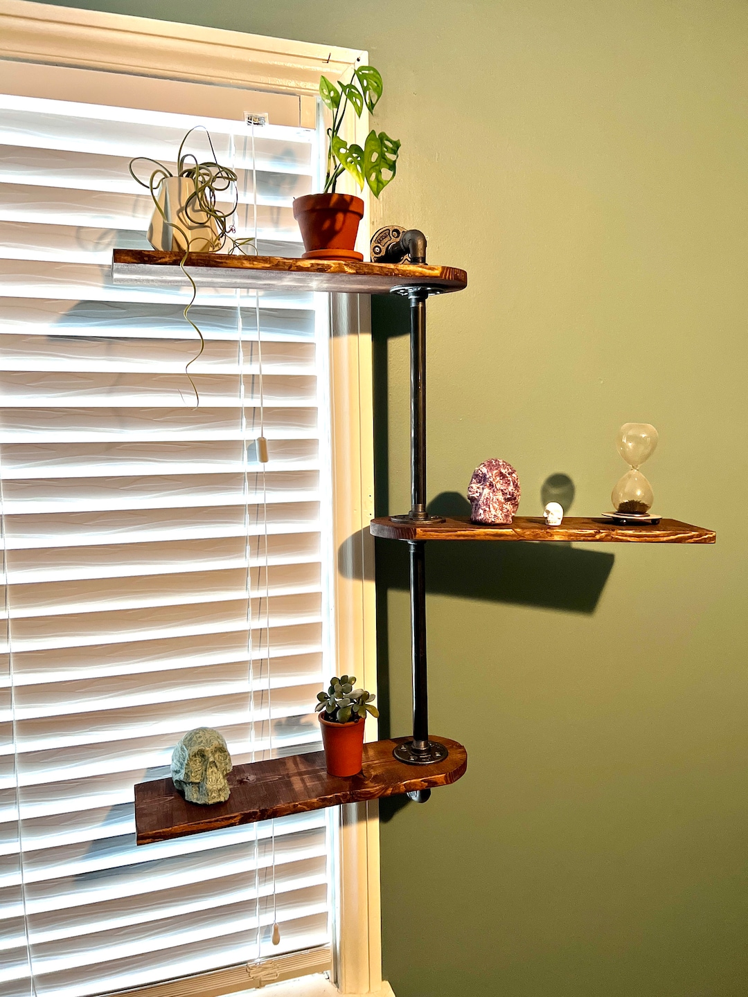 Swivel Shelf Pipe Shelf Plant Shelf Display Shelf Etsy