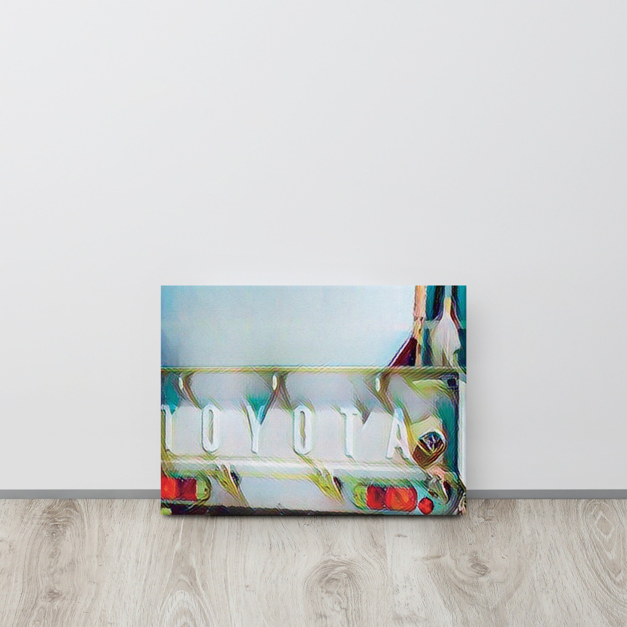 Classic Toyota Truck Art on Canvas - Etsy